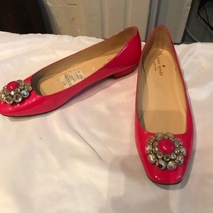 COPY - Kate Spade pink flat shoe. NEVER WORN. Siz…